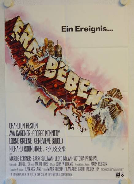 Erdbeben originales deutsches Filmplakat